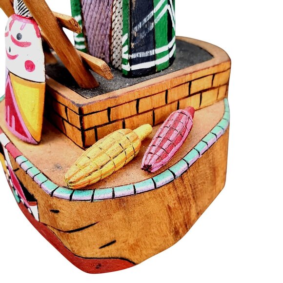 Hopi Katchina Katsina Native American Doll Crow Mother Angwusnasomtaka Pashano - Picture 5 of 16